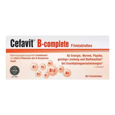 CEFAVIT B-complete filmdrasjerte tabletter, 60 stk