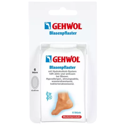 GEHWOL Blisterplaster, stor, 6 stk