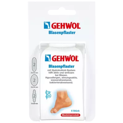 Gehwol blemmeplaster assortert, 6 stk Gehwol blemmeplaster assortert, 6 stk
