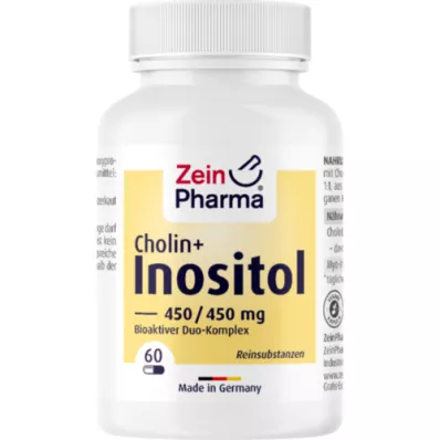 CHOLIN-INOSITOL 450/450 mg per veg. kapsel, 60 stk