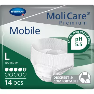 MOLICARE Premium Mobile 5 dråper størrelse L, 14 stk