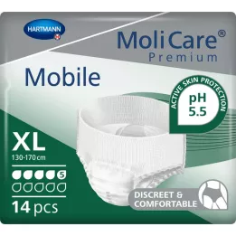 MOLICARE Premium Mobile 5 dråper størrelse XL, 14 stk