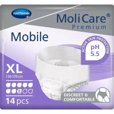 MOLICARE Premium Mobile 8-dråper størrelse XL, 14 stk