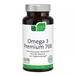 NICAPUR Omega-3 Premium 700 kapsler, 60 kapsler