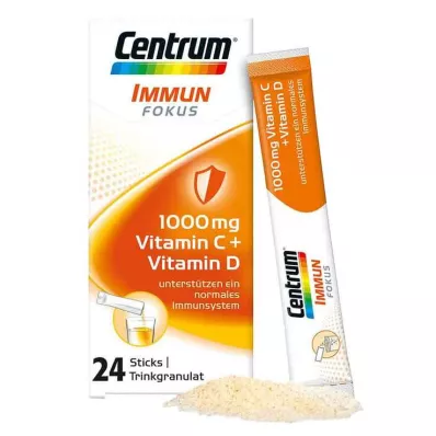 Centrum Immune Focus 1000 mg Vitamin C + D Sticks, 24 stk