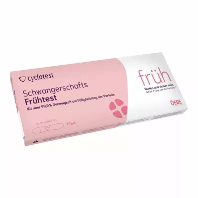 CYCLOTEST Tidlig graviditetstest 10 mlU/ml urin, 1 stk