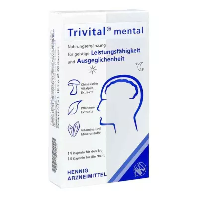 TRIVITAL mentale kapsler, 28 stk