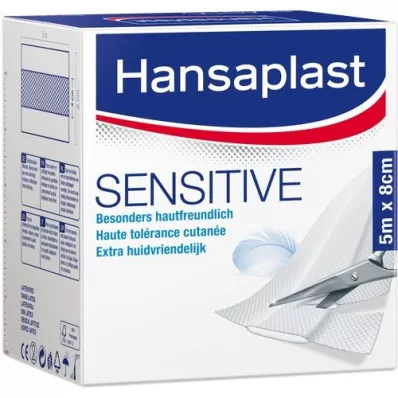 HANSAPLAST Sensitiv gips 8 cmx5 m rull, 1 stk