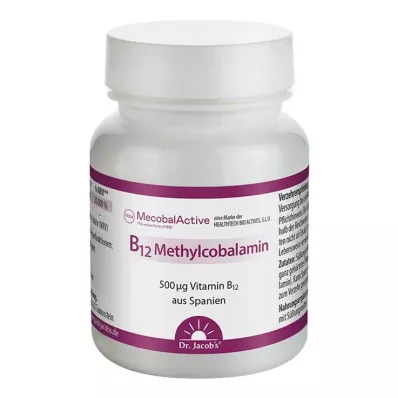 B12 METHYLCOBALAMIN Dr. Jacobs sugetabletter, 60 stk