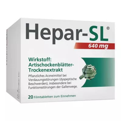 Hepar-SL® 640 mg filmdrasjerte tabletter, 20 stk