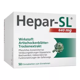 Hepar-SL® 640 mg filmdrasjerte tabletter, 50 stk