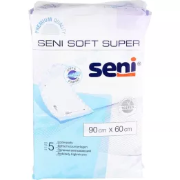 SENI Soft Super sengebeskyttelsesunderlag 90x60 cm, 5 stk