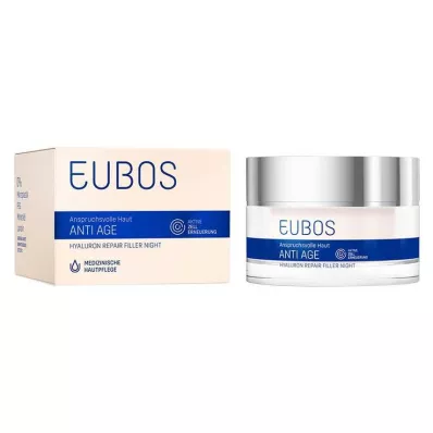 EUBOS ANTI-AGE Hyaluron Repair Filler nattkrem, 50 ml