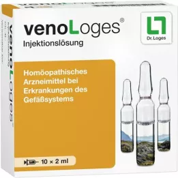 VENOLOGES Ampuller med injeksjonsvæske, oppløsning, 10X2 ml