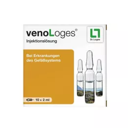 VENOLOGES Ampuller med injeksjonsvæske, oppløsning, 10X2 ml