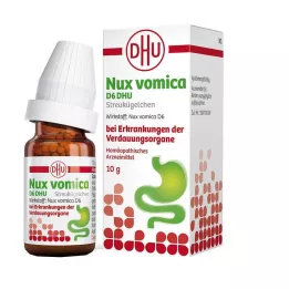 NUX VOMICA D 6 DHU Glob.bei Erkr.d.Verdauungsorg., 10 g