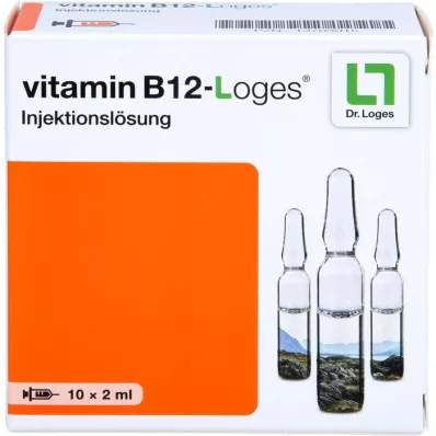 VITAMIN B12-LOGES Injeksjonsvæske, oppløsning Ampuller, 10X2 ml