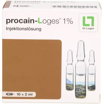 PROCAIN-Loges 1 % injeksjonsvæske, oppløsning, ampuller, 10X2 ml