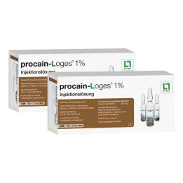 PROCAIN-Loges 1 % injeksjonsvæske, oppløsning, ampuller, 100X2 ml