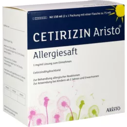 CETIRIZIN Aristo Allergy Juice 1 mg/ml oral løsning, 150 ml