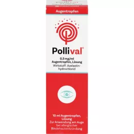 POLLIVAL 0,5 mg/ml øyedråper, oppløsning, 10 ml