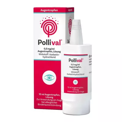 Pollival øyedråper med azelastin, 10 ml