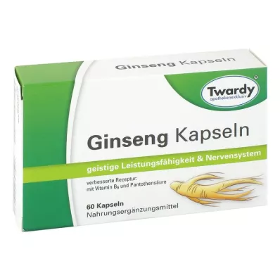 GINSENG KAPSULER, 60 stk GINSENG KAPSULER, 60 stk