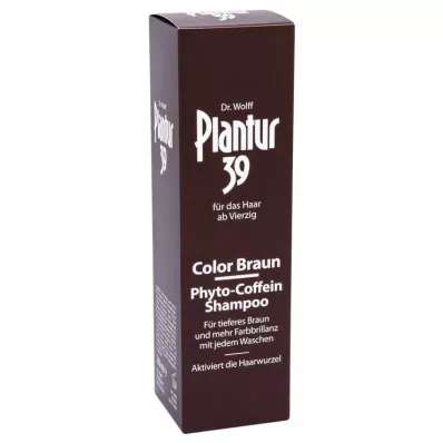 PLANTUR 39 Color Braun Phyto-Koffein Sjampo, 250 ml