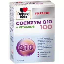 DOPPELHERZ Koenzym Q10 100+Vitaminer systemkapsler, 60 kapsler