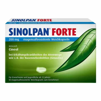 SINOLPAN® FORTE 200 mg myke kapsler, 50 stk SINOLPAN® FORTE 200 mg myke kapsler, 50 stk