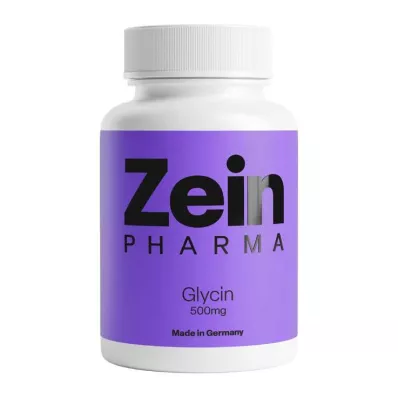 GLYCIN 500 mg i vegetabilske.HPMC kapsler ZeinPharma, 120 stk