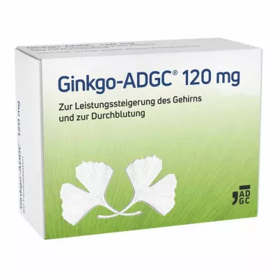 GINKGO ADGC 120 mg filmdrasjerte tabletter, 60 stk GINKGO ADGC 120 mg filmdrasjerte tabletter, 60 stk