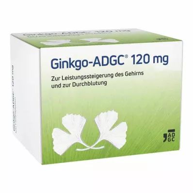 GINKGO ADGC 120 mg filmdrasjerte tabletter, 120 stk GINKGO ADGC 120 mg filmdrasjerte tabletter, 120 stk