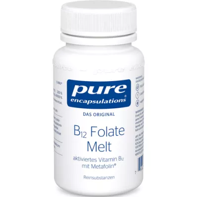 PURE ENCAPSULATIONS B12 Folat smeltetabletter, 90 stk