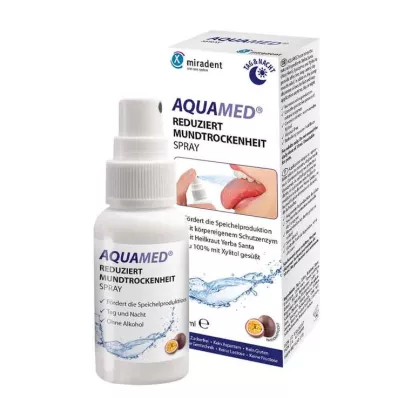 MIRADENT Aquamed munntørrhetsspray, 30 ml