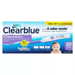 CLEARBLUE Eggløsningstest avansert & digital, 20 stk