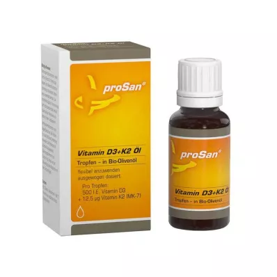 PROSAN Vitamin D3+K2-olje, 20 ml