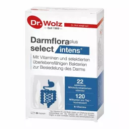 DARMFLORA pluss utvalgte intensivkapsler, 80 stk