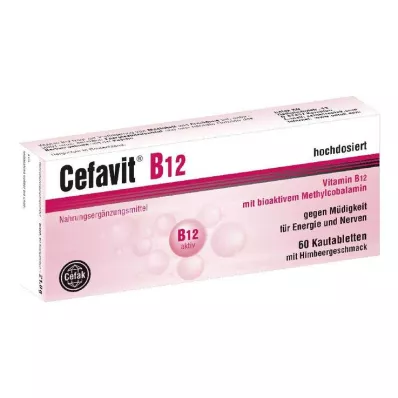 Cefavit B12 tyggetabletter, 60 stk Cefavit B12 tyggetabletter, 60 stk