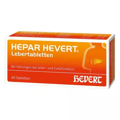 Hepar Hevert levertabletter (40 stk) Hepar Hevert levertabletter (40 stk)