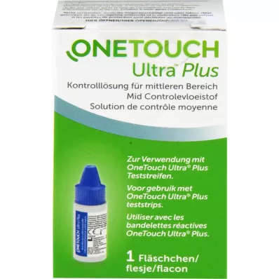 ONE TOUCH Ultra Plus kontrolloppløsningsmedium, 3,8 ml