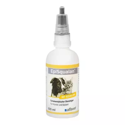 EPISQUALAN Ørerens for hund/katt, 1 x 100 ml EPISQUALAN Ørerens for hund/katt, 1 x 100 ml