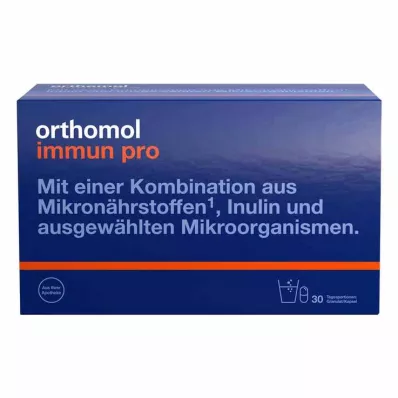 ORTHOMOL Immune pro granulat/kapsler kombipakke, 30 stk