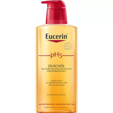 EUCERIN pH5 dusjolje for sensitiv hud med pumpe, 400 ml
