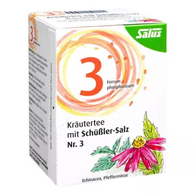 Urtete med Schüssler salt nummer 3 Salus Fbtl.(15 stykker) Urtete med Schüssler salt nummer 3 Salus Fbtl.(15 stykker)