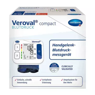 Veroval® kompakt blodtrykksmåler for håndleddet, 1 stk Veroval® kompakt blodtrykksmåler for håndleddet, 1 stk