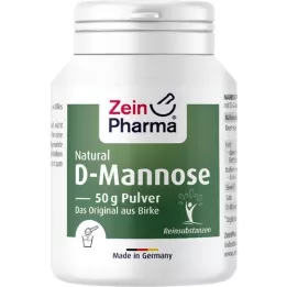 NATURAL D-Mannose fra bjørk ZeinPharma pulver, 50 g