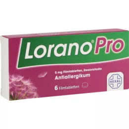 LORANOPRO 5 mg filmdrasjerte tabletter, 6 stk