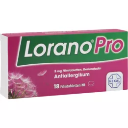LORANOPRO 5 mg filmdrasjerte tabletter, 18 stk