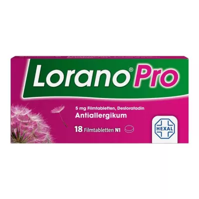 LoranoPro 5 mg filmdrasjerte tabletter, 18 stk LoranoPro 5 mg filmdrasjerte tabletter, 18 stk